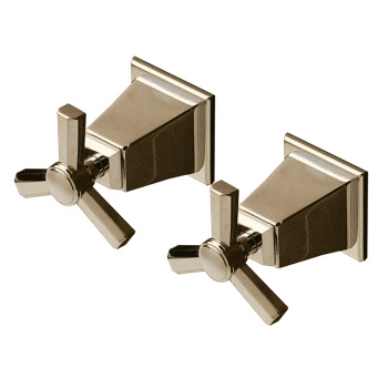 Краны запорные Devon&Devon Time пара светлое золото 2TIME266OT