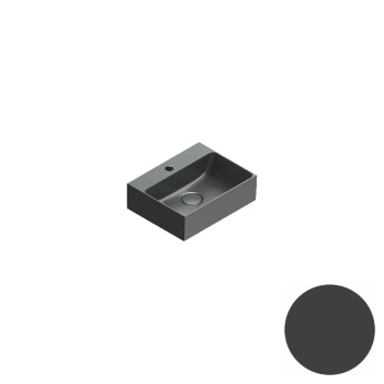 Раковина 40×32 Catalano Premium с 1 отверстием Nero satinato 0220421022