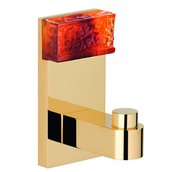 Крючок одинарный THG Ginkgo U5E-F01-517 полированное золото