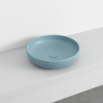 Раковина накладная Cielo Shui SHBA45 PL 45 см голубой