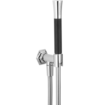 Душевой гарнитур Cisal Cherie ручная лейка,шланг 150 см,вывод с держателем, хром CE00303021