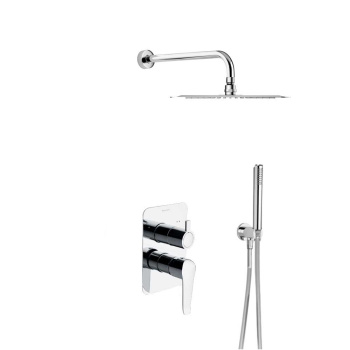 Смеситель для душа Ramonsoler Ypsilon встраиваемый с тропическим и ручным душем plus K6415021