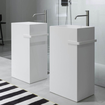 Раковина Antonio Lupi Fusto 45х35х85, без отв., белый А0002423660