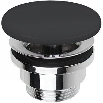 Донный клапан для раковины Simas PLCE antracite matt черный