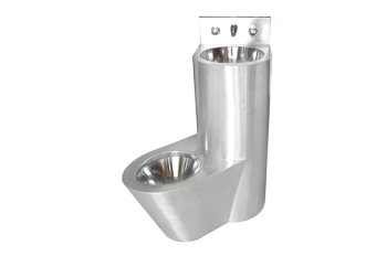 Унитаз стальной с умывальником Nofer 13123.L