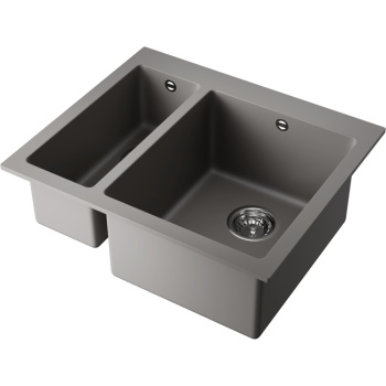 Мойка кухонная Omoikiri Bosen 59-2A-GR leningrad grey 4993822