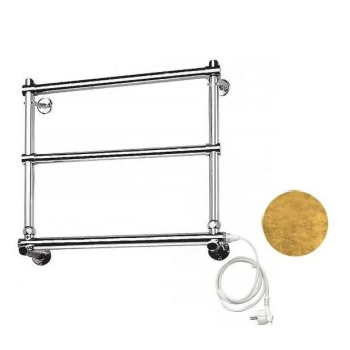 Полотенцесушитель электрический Margaroli Sole 5404703OBNC 44x53 правый бронза