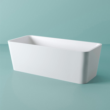 Ванна из искусственного камня Artceram Square 180x80 ACW004 05 bi matt