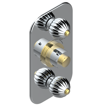 Смеситель для душа THG Mandarine Metal U1A-G02-5400BE хром/золото
