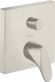 Axor Starck Organic Смеситель для ванны, встраиваемый, с переключателем на 2 потока, со защитной ком
