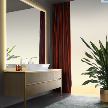 Столешница Vitage Milldue Edition Algonquin 166х54.8хh2см для баз L162см без отв., мрамор, arabescato-b15 4193.166.B15