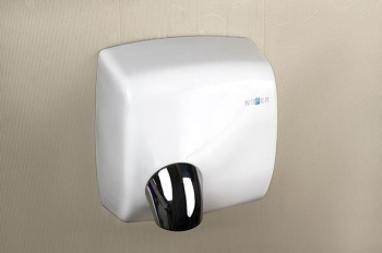 Сушилка для рук Nofer WINDFLOW (белая) 01151.W