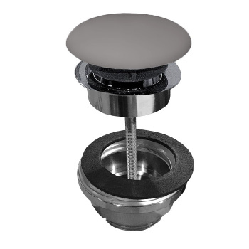 Донный клапан Kerasan клик-клак, покрытие керамика, ferro matte 923389