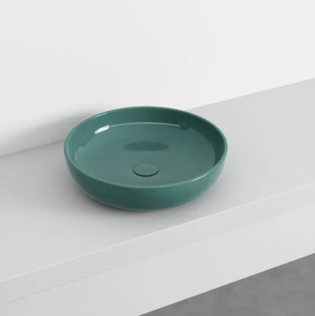 Раковина накладная Cielo Shui SHBA45 SM 45 см зеленый