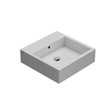 Раковина Globo Classic 50х50х14 см, 3 отв., белый SCQ51.BI*0