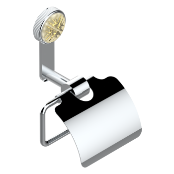 Держатель туалетной бумаги THG Hirondelles Gold Stamped A4L-A02-538AC хром