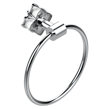 Полотенцедержатель THG Petale De Cristal Clair U6A-A02-504N хром