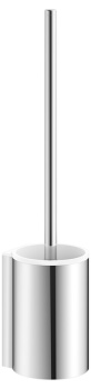 Туалетный ершик Keuco Plan 14972010100 с пластиковой белой колбой, хром