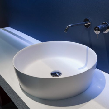 Раковина Antonio Lupi Catino 50х50х15, без отв., белый А0002423619