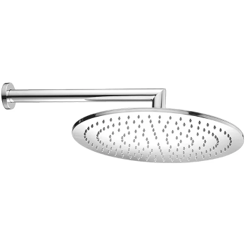 Верхний душ Cisal Shower D400 мм с настенным держателем L400 мм, хром DS01361021