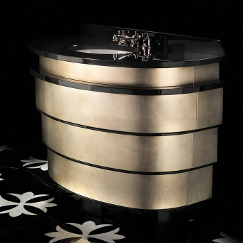 Тумба под раковину Devon&Devon Summertime Antique granito nero assaluto 1250х620х890 мм с 3 отв.под смесит без раковины SUMMERTIME/AQ/NEMAR/B4