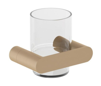 Стаканчик для зубных щёток Nofer Verona золотой 16881.G