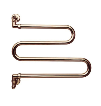 Полотенцесушитель водяной Margaroli Vento 406OB 48.5x53 бронза