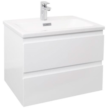 Тумба с раковиной Jacob Delafon Madeleine EB2052-J5+EXAF112-Z-00 белая