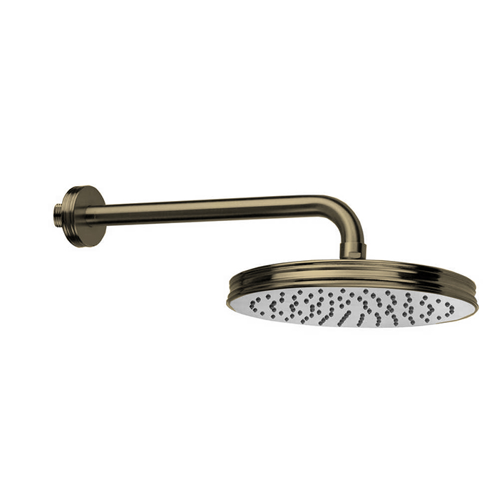 Bossini Liberty Верхний душ 21см., кронштейн 28см, цвет: ottone antico H27740G.022