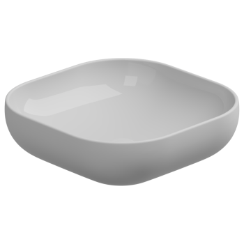 Раковина накладная биколор 45 см GSG Ceramic Design Easy EALAVQU45BI000/001 White/White Matt