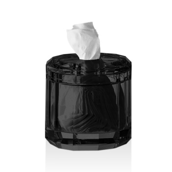 Диспенсер для салфеток Decor Walther Kristall KB 15x15 хрустальное стекло, антрацит 931594