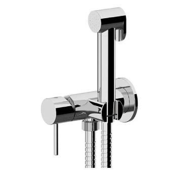 Смеситель с гигиеническим душем Remer X-style хром X65C25W