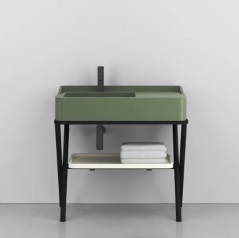 Раковина накладная Cielo Siwa SWLASF AG 90 см зеленый