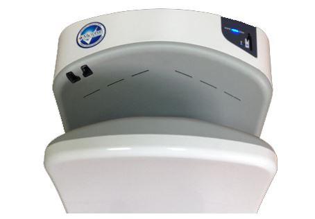 Сушилка для рук Nofer погружная V-JET TRIBLADE белая 01305.W