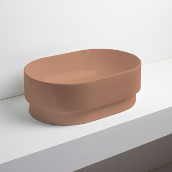 Раковина накладная Simas PO.MO PO02 CARAMELLO 56 см коричневый