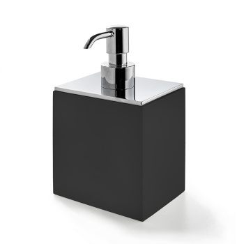 3SC BeMood Black Дозатор настольный 10хh16,5х8 см, цвет черный/хром