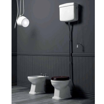 Бачок высокий с крышкой для унитаза Simas Londra LO902bi белый