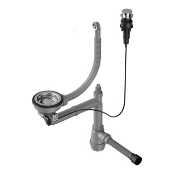 Сифон для мойки Omoikiri WK-1-R-A-IN нержавеющая сталь 4956164