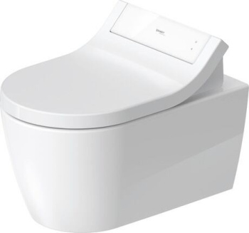 Чаша подвесного унитаза Duravit Me By Starck 2579592000 HygieneFlush для SensoWash, белый