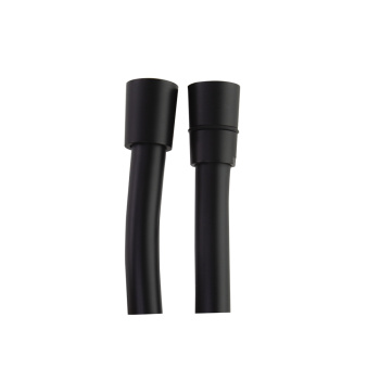 Шланг душевой Ramonsoler 1,75м в пвх оплётке с шарниром чёрный 2475CNM