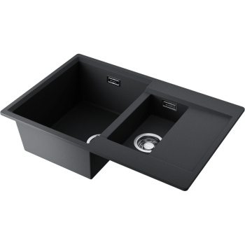 Мойка кухонная Omoikiri Daisen 78-2-BL черная 4993334