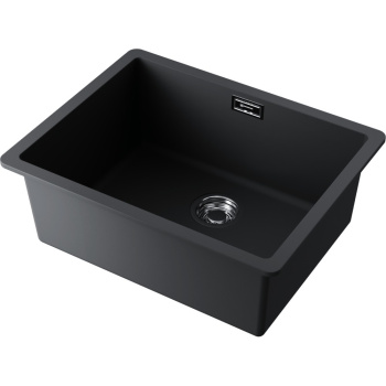 Мойка кухонная Omoikiri Kata 54-U-BL черная 4993410
