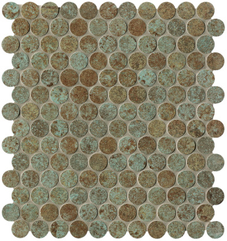 Керамическая плитка Fap Sheer Deco Rust Round Mosaico 29.5x32.5 см fPDJ