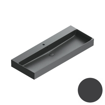 Раковина 120×47 Catalano Premium с 1 отверстием Nero satinato 0221201022