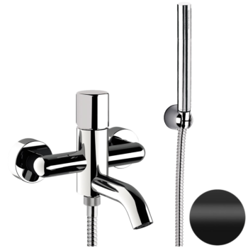 Смеситель для ванны Daniel Trilogy TG61015 чёрный матовый