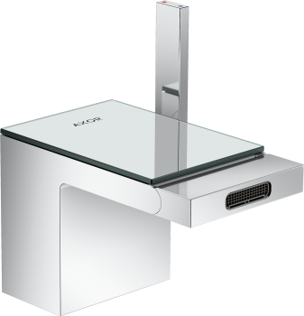 Axor MyEdition Смеситель для биде, на 1 отв., излив 145мм, с донным клапаном, цвет: хром/зеркальное