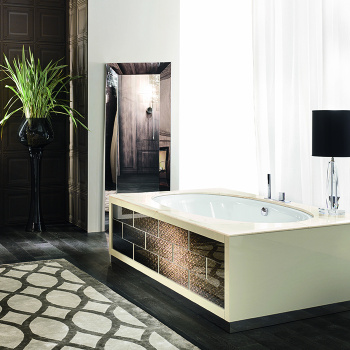 Стальная ванна Milldue Hilton 209.5x125.5 1904