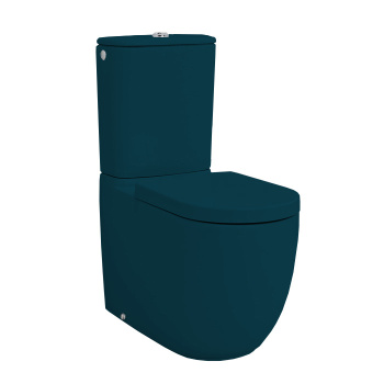 Унитаз моноблок Artceram File 2.0 FLA014 42 с крепежом, green petrolio