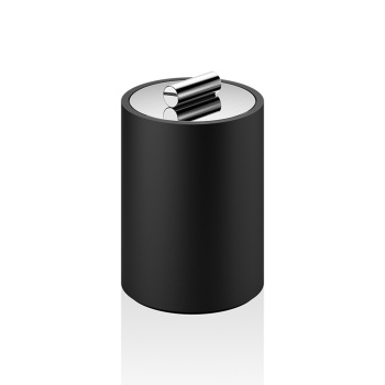 Баночка универсальная Decor Walther Black Stone 971264 черный матовый / хром