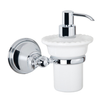 Подвесной дозатор для ж/мыла, керамический Tw Harmony 108, хром TWHA108cr